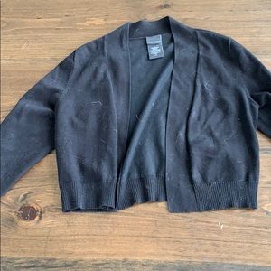 Waist length cardigan